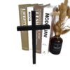 KOMI Wood Pendant Black Cross Wall Hanging Jewelry Crafts Custom Products