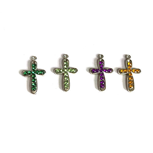 eeb8991a1cf24726dbc56975312efd1a_Hd91eb4e2ef4f4307a2b7732b896d5b5aU_avif=close&webp=close Komi Cross Rosary Pendant Accessories Jesus Alloy Cross Pendant Catholic Charm Religious DIY Handmade Jewelry