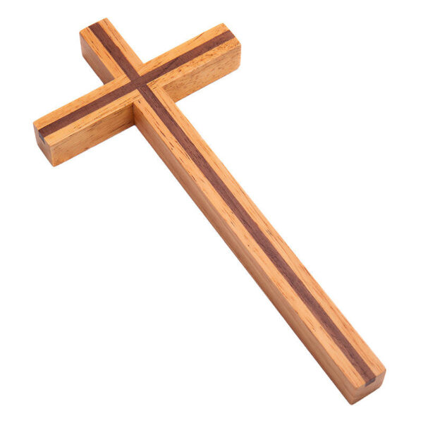 KOMI New Design Middle groove Wall Hanging Cross Wooden Crafts Craft Custom Products