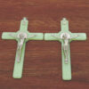 KOMI Wall Hanging Ornaments 15cm Luminous Plastic Cross Rosary Pendant Accessories for Home Decoration Crafts Jewelry Parts