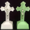 18cm Electronic LED Cross Jesus Christ Night Light Christian Catholic Holy Object Home Decoration