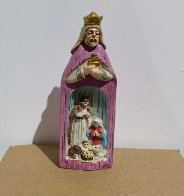 wechat_2025-09-01_164518_579 KOMI Religious Church Madonna Portrait Series Three Wise Men Birth Set Resin Handicraft Decoration