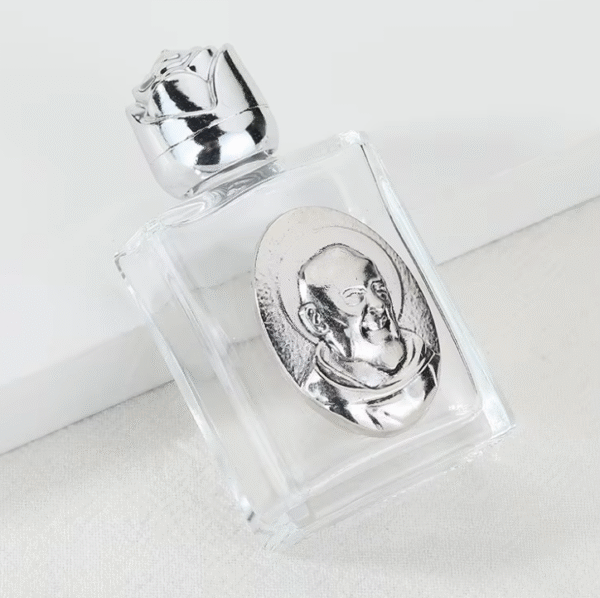 KOMI New Design Silver Rosary Crystal Glass Alloy Water Bottle Container Ornaments