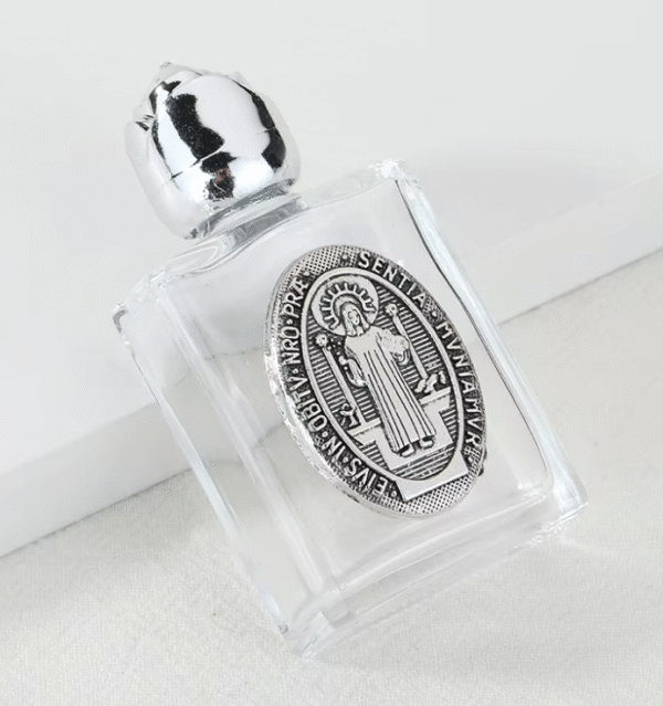 KOMI New Design Silver Rosary Crystal Glass Alloy Water Bottle Container Ornaments