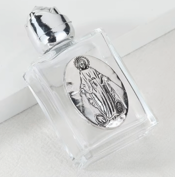 KOMI New Design Silver Rosary Crystal Glass Alloy Water Bottle Container Ornaments