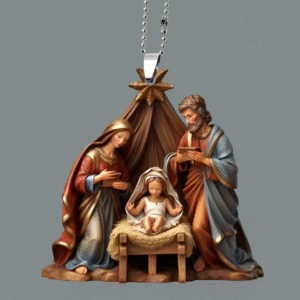 KOMI Acrylic Cross Decorative Pendant Car Mirror Hanging Religious Accessories
