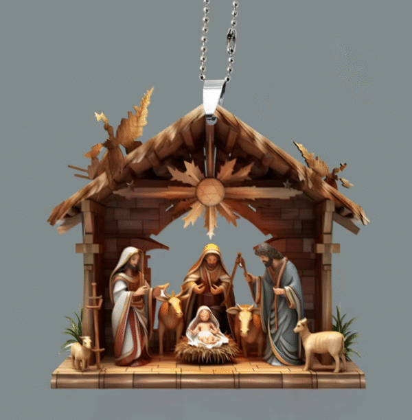 企业微信截图_20250902092018 KOMI Acrylic Cross Decorative Pendant Car Mirror Hanging Religious Accessories