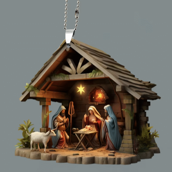 企业微信截图_20250902092023 KOMI Acrylic Cross Decorative Pendant Car Mirror Hanging Religious Accessories