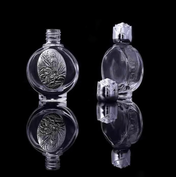 企业微信截图_20250904090325 New Portable Rose Optional Patternsl Crystal Glass Alloy Relief Icon Travel Special Holy Water Bottle Catholic Holy Object
