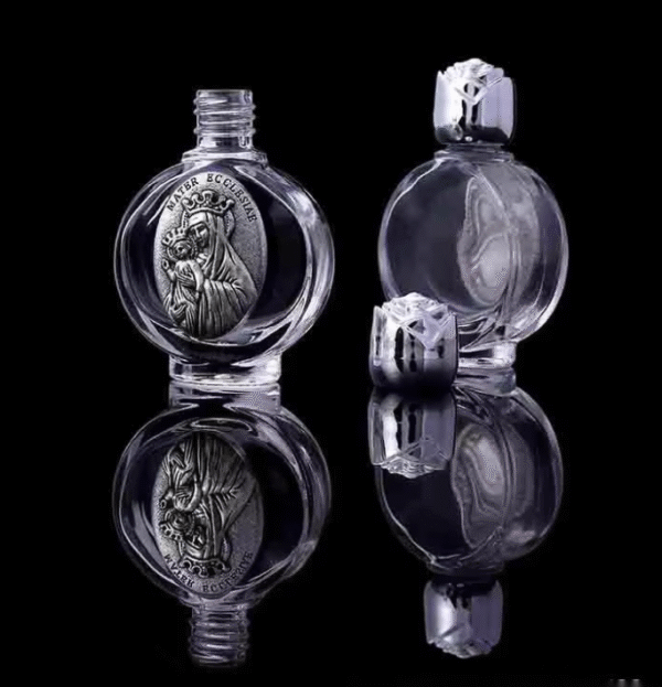 企业微信截图_20250904090348 New Portable Rose Optional Patternsl Crystal Glass Alloy Relief Icon Travel Special Holy Water Bottle Catholic Holy Object