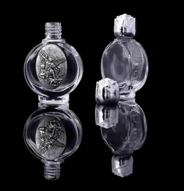 企业微信截图_20250904090423 New Portable Rose Optional Patternsl Crystal Glass Alloy Relief Icon Travel Special Holy Water Bottle Catholic Holy Object