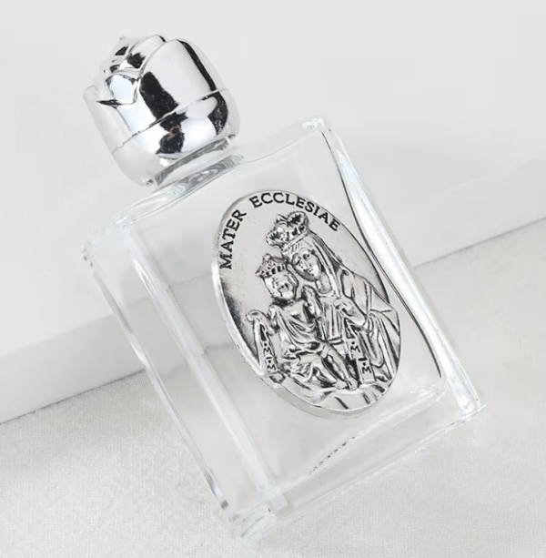 KOMI New Design Silver Rosary Crystal Glass Alloy Water Bottle Container Ornaments