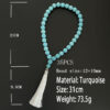 472221c2b0566ac35f9d5393abd5ec0c_Hc21fa185273549c2af055100496ea6a0o_avif=close&webp=close KOMI Muslim Prayer Rosary Beads 35pcs Turquoise Gold Swan Topaz TESSBIHA Tasbiha Fringe Car Pendant Hanging Ornaments